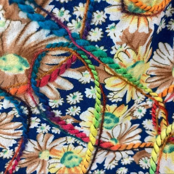 Tatyana Embroidered Floral Retro Pinup Rockabilly Style Midi Dress Size 3X - Picture 5 of 9